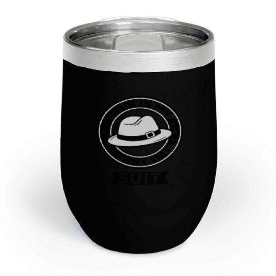 This Is My Derby Day Suit Horse Hat Kentucky 2023 Chill Wine Tumblers