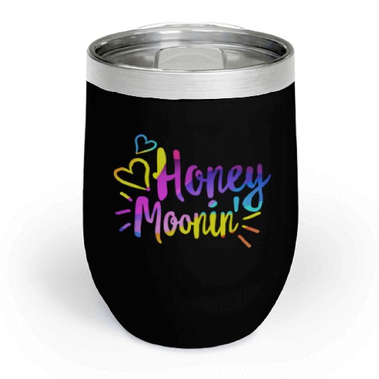 Honeymoonin Chill Wine Tumblers Newlywed Chill Wine Tumblers Wifey Hubby