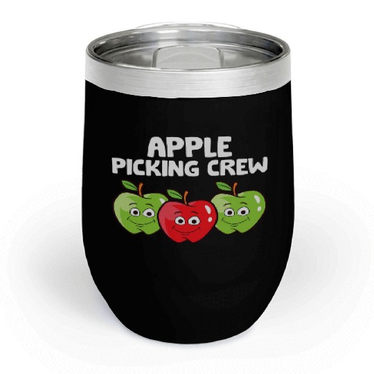 Apple Farmer Apple Lover Fruit Funny Apple Picking Chill Wine Tumblers