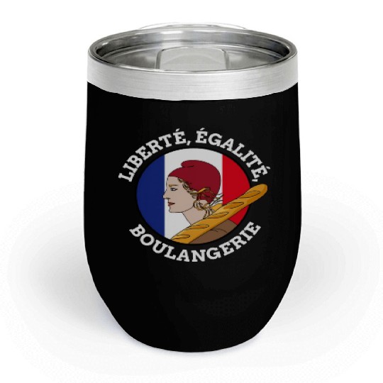 Bastille Day Marianne Of France French Revolution Chill Wine Tumblers