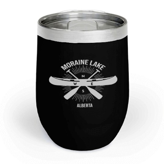 Moraine Lake Alberta Canada Banff National Park Chill Wine Tumblers