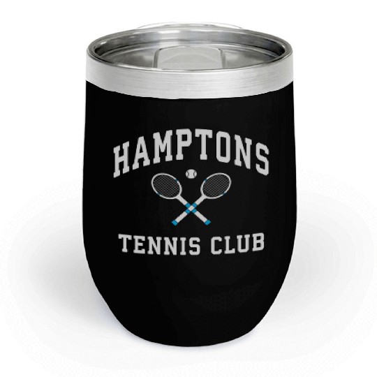 Hamptons Tennis Club Preppy New York Montauk Varsi Chill Wine Tumblers