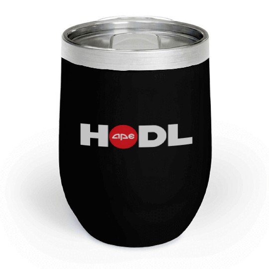 Ape Hodl Apes Together Strong Short Squeeze Chill Wine Tumblers