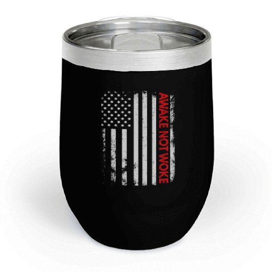 Free ech Anti Censorship Conservative Awake Not Wo Chill Wine Tumblers