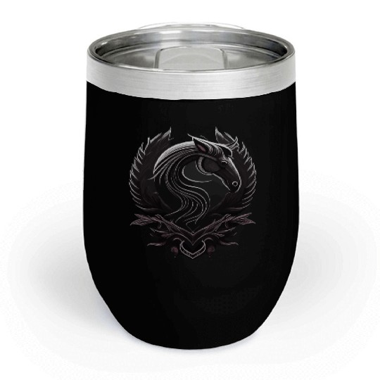 Horseshoe and Horse Chill Wine Tumblers