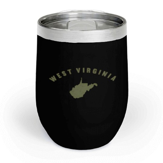 Wv Home State Mens Sports West Virginia Chill Wine Tumblers