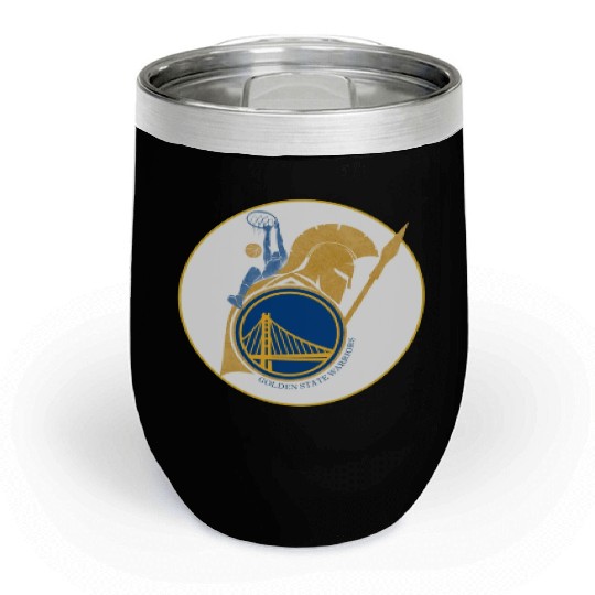 New Era Golden State Warriors Team Logo T-Shir Chill Wine Tumblers