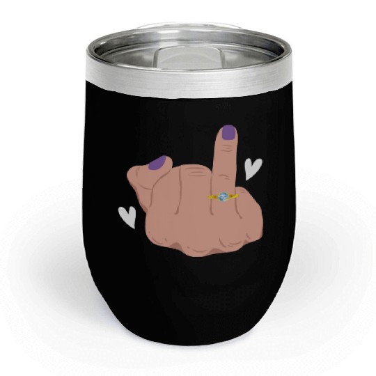 Bride And Groom Wedding Day Marriage Just Married Chill Wine Tumblers