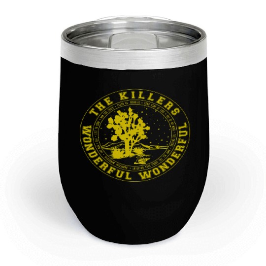 Official The ers Yellow Black Desert Chill Wine Tumblers