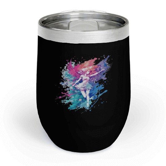 Watercolor Fantasy Fairy Grunge Pastel Goth Butter Chill Wine Tumblers