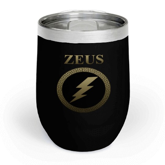 Zeus Ancient Greek God Thunderbolt Chill Wine Tumblers