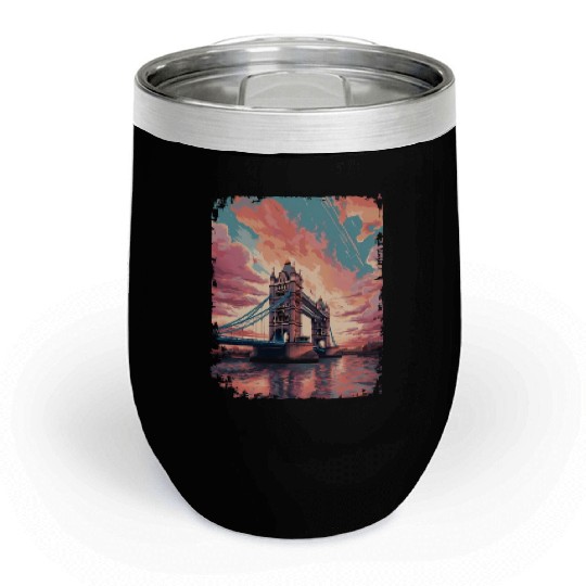 London Skyline Chill Wine Tumblers