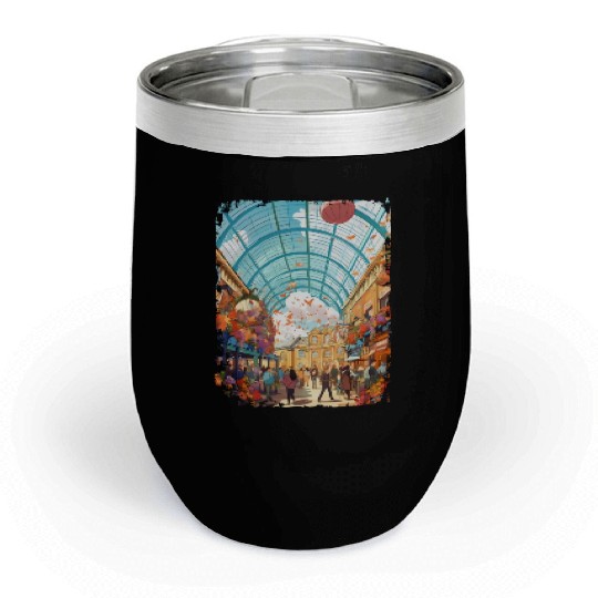 London Skyline Chill Wine Tumblers