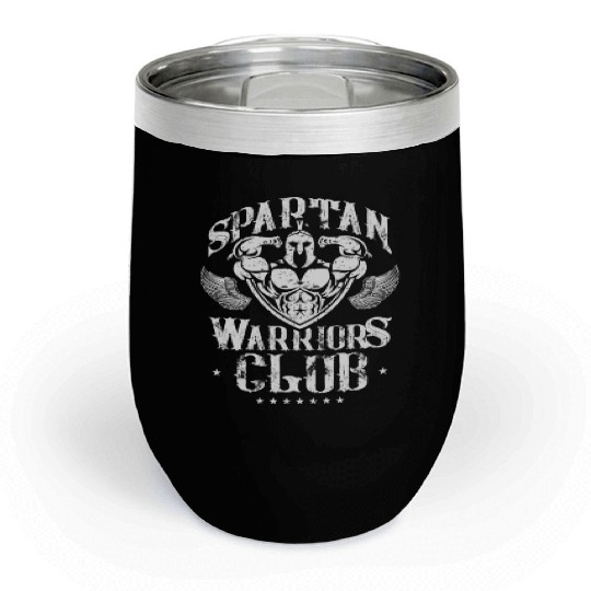 Spartan Warrior T ShirtSpartan Warriors Club Gym W Chill Wine Tumblers