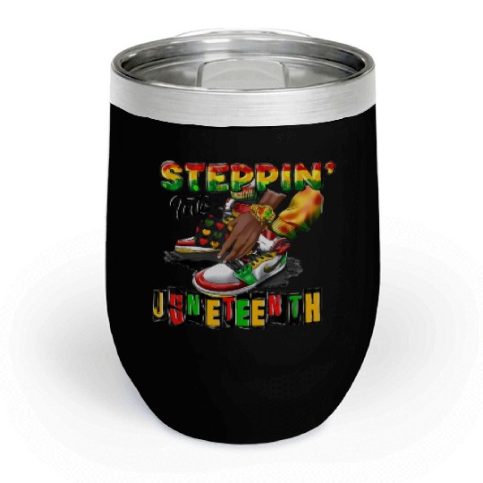 Youth Shoes Step' Into Juneteenth Like My Chill Wine Tumblers