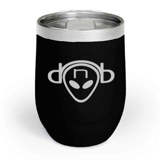 Drum And Bass Alien Dnb Ufo For Junglist Chill Wine Tumblers