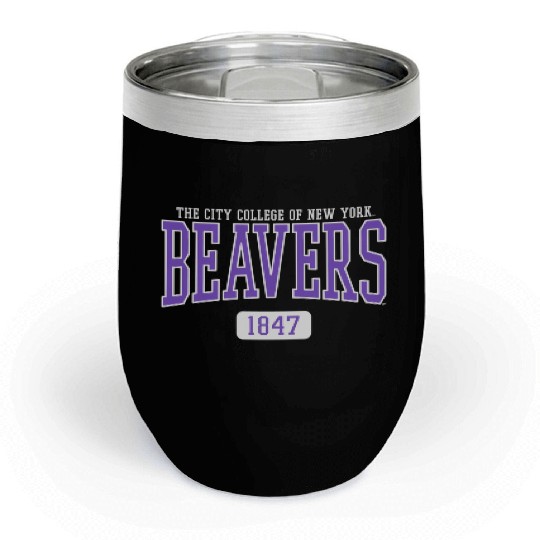 City Of New York Ccny Beavers Est Date Chill Wine Tumblers