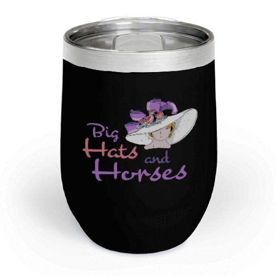 Big And Horses Derby Day Kentucky 2022-2023 Derby Chill Wine Tumblers
