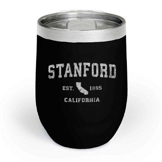 Stanford California Ca Athletic Sports Chill Wine Tumblers