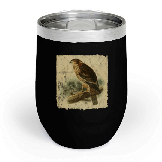 Bird Facon Hawk Chill Wine Tumblers