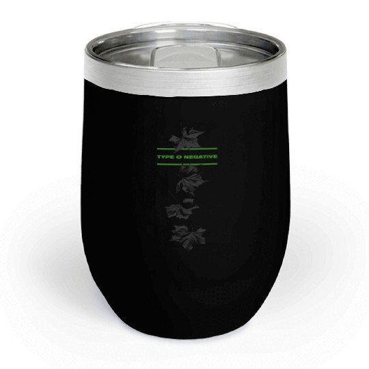 Type O Negative Leaves Double Sided Black Chill Wine Tumblers
