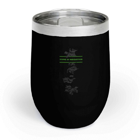 Type O Negative Leaves Double Sided Black Chill Wine Tumblers