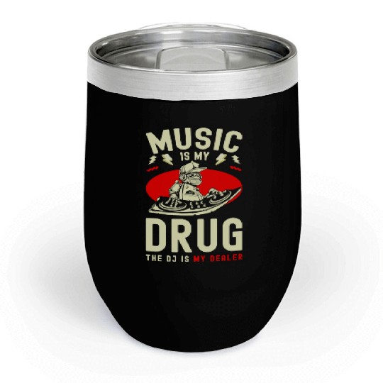 Music Techno Festival Chill Wine Tumblers