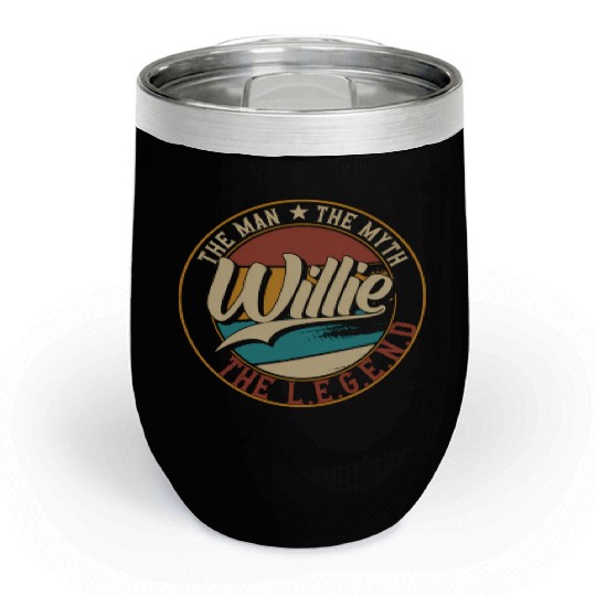 Willie The The Myth The Legend Chill Wine Tumblers