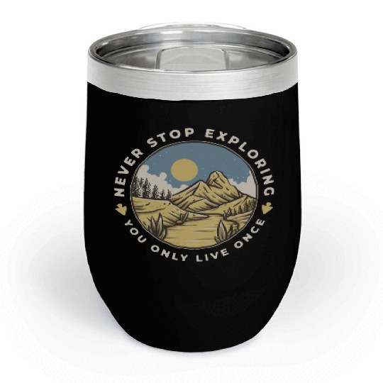 Desert Mountain Adventure Chill Wine Tumblers