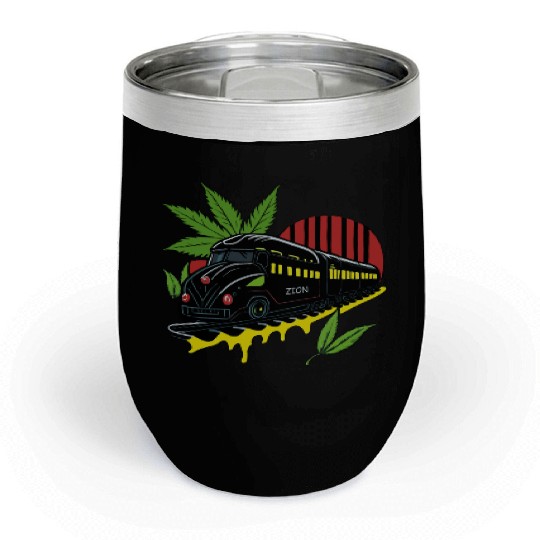 Zion Train Chill Wine Tumblers