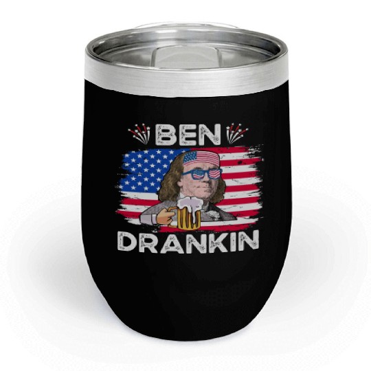 Ben Drankin US President Independence Day Chill Wine Tumblers