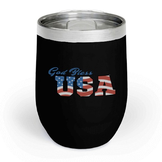 God Bless America Chill Wine Tumblers