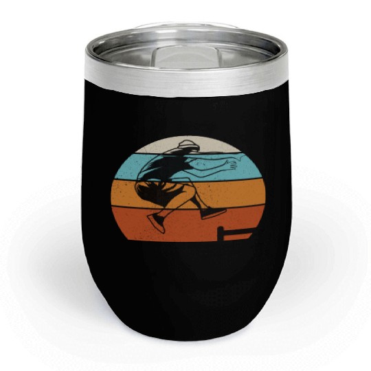 Parkour Retro Chill Wine Tumblers