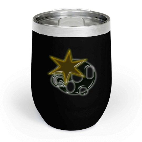 Yellow Star Chill Wine Tumblers
