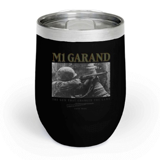 World War 2 Weapon M1 Garand Rifle Chill Wine Tumblers