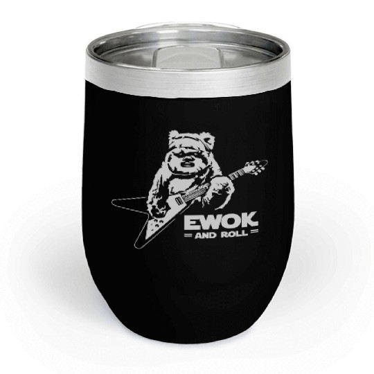 New Ewok And Roll Guitar Funny Chill Wine Tumblers