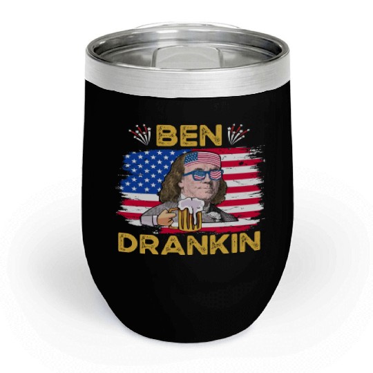 Ben Drankin US President Independence Day Chill Wine Tumblers