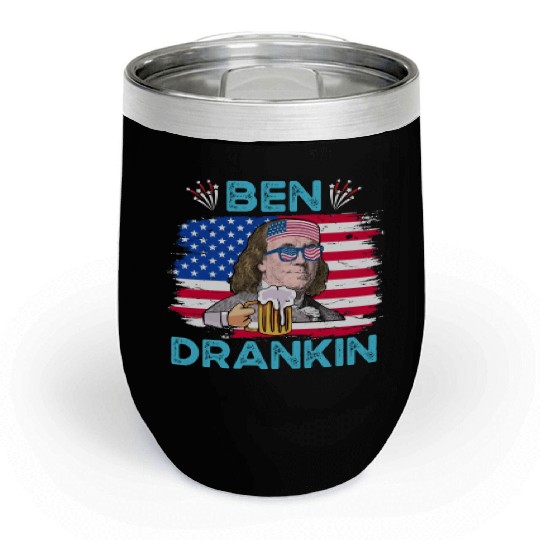 Ben Drankin US President Independence Day Chill Wine Tumblers