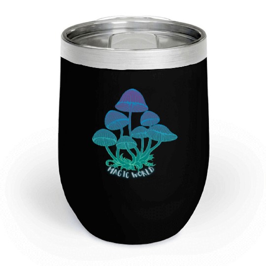 Goblincore mushroom Chill Wine Tumblers