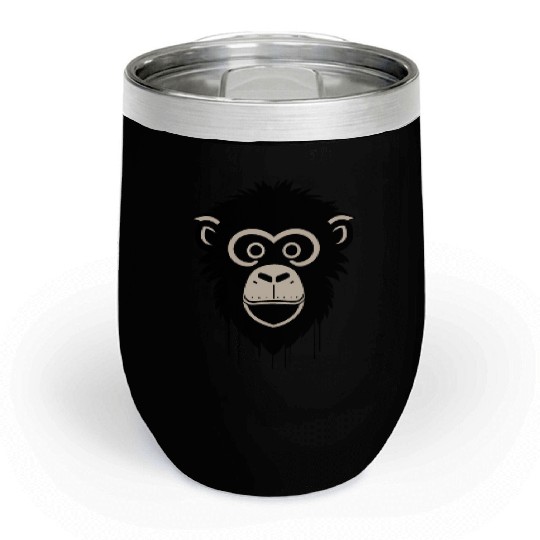 monkey face Chill Wine Tumblers