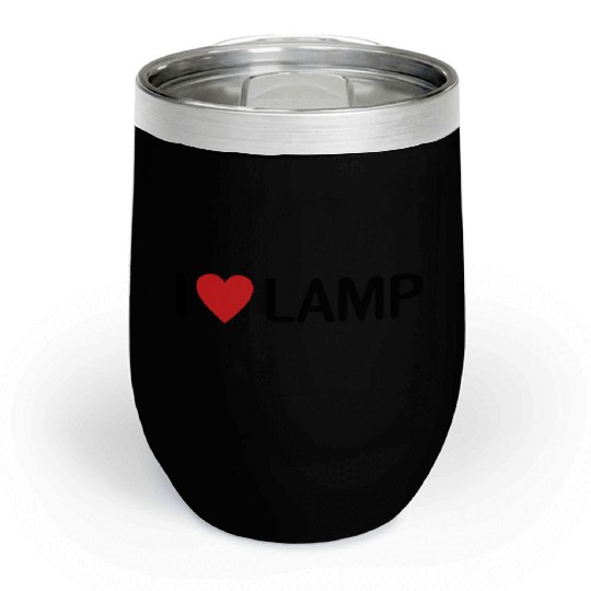 I Love Lamp Chill Wine Tumblers