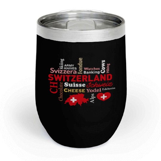Switzerland Chill Wine Tumblers
