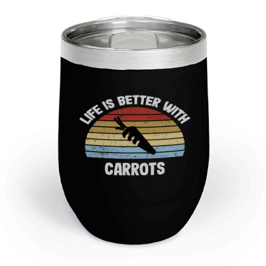 Carrot Chill Wine Tumblers