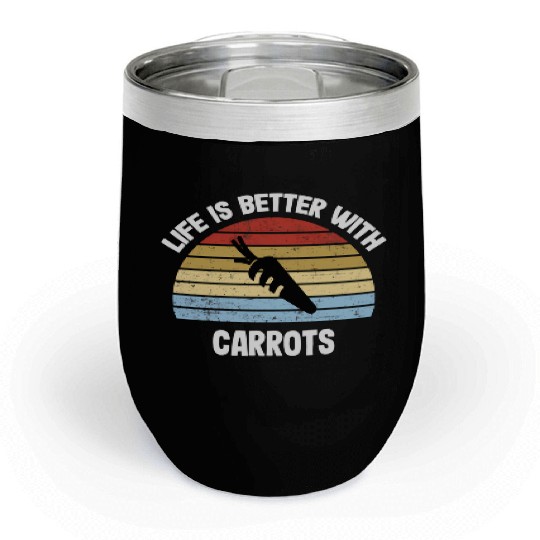 Carrot Chill Wine Tumblers