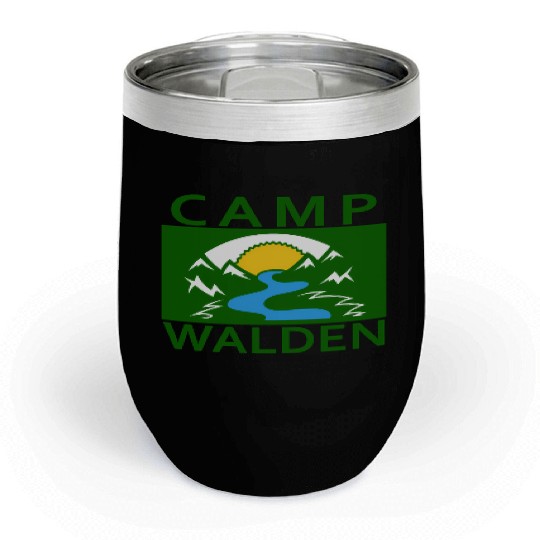 Camp Walden An Adventure A Summer Camp Chill Wine Tumblers