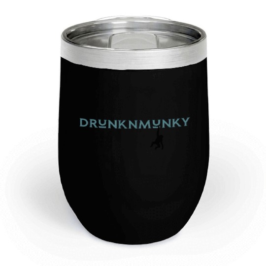 DESIGNdrunknmunky s drunk monkey Chill Wine Tumblers