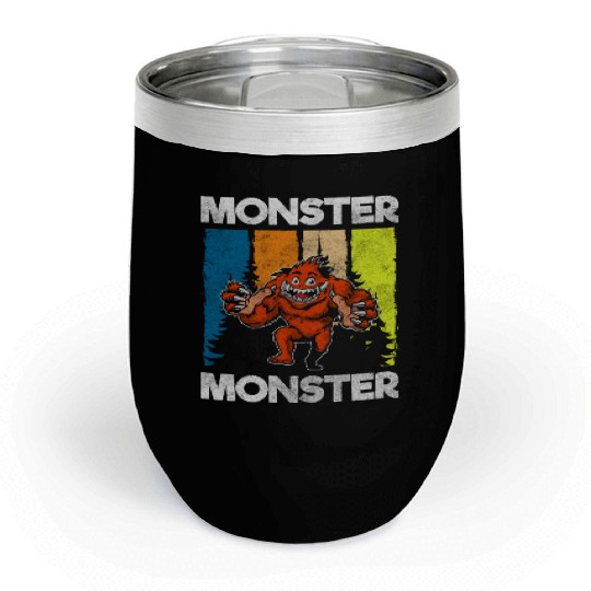 Monster Fright Character Monster Hunter Chill Wine Tumblers