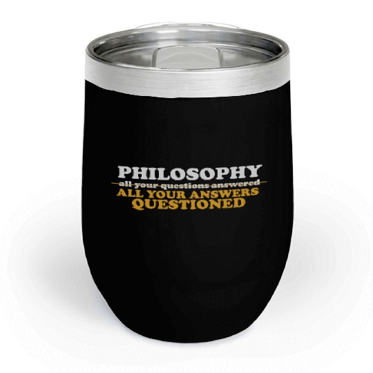 Philosophy Teacher Poetry Reading Book Science Chill Wine Tumblers