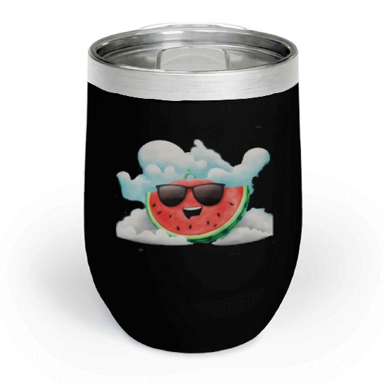 Cute Watermelon Party Summer Melon Fruit Chill Wine Tumblers