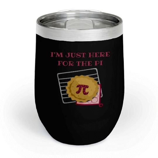 I m Just Here For The Pi Math Lover Math Teacher Chill Wine Tumblers